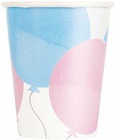 Bekers Gender Reveal Balloons 270ml - 8st