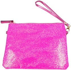 Tasje Glitter & Glamour Neon Pink