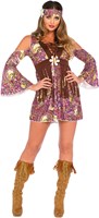 Dameskostuum Boho Hippie