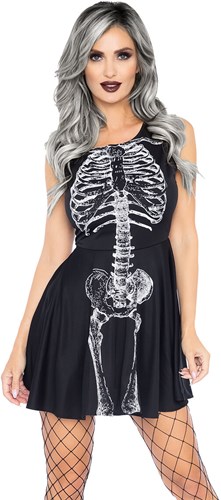 Skeletten Jurk Skeleton Babe