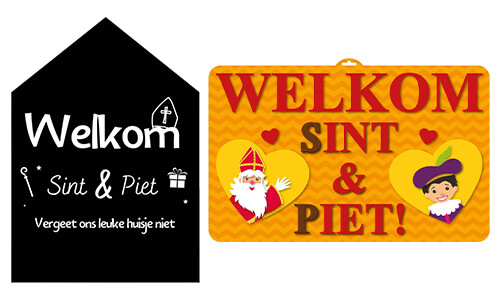 Wanddecoratie Sinterklaas