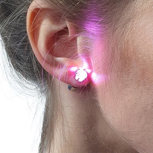 LED Oorbellen Roze