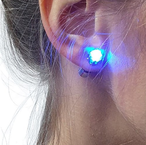 LED Oorbellen Blauw