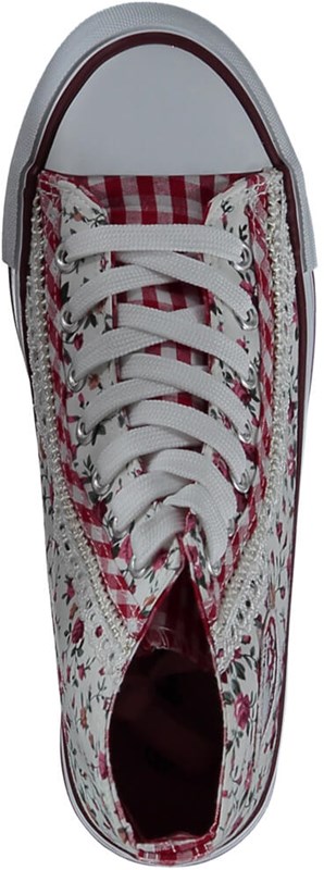 Oktoberfest Sneakers Madelaine Zwart (bovenkant)