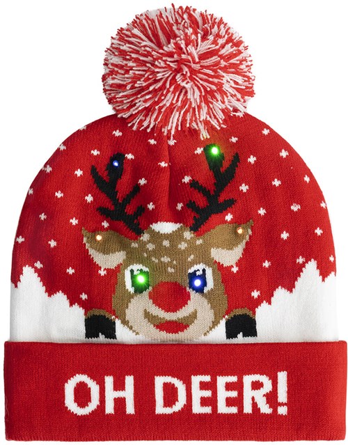 Beanie Oh Deer! met LED-verlichting