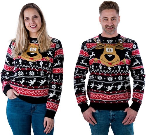 Kersttrui Rudolph Pop Out