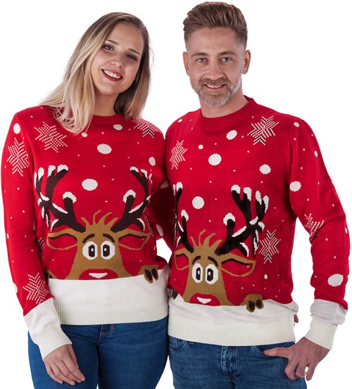 Kersttrui Rudolph Peakaboo Snow (2)
