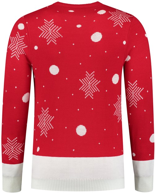 Kersttrui Rudolph Peakaboo Snow (achterkant)