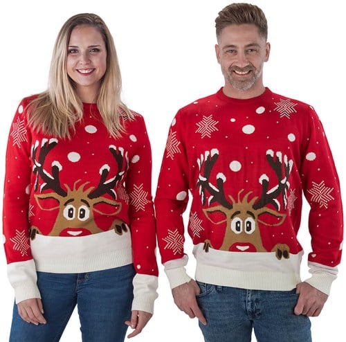 Kersttrui Rudolph Peakaboo Snow