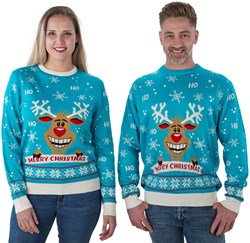 Kersttrui Rudolph Merry Christmas
