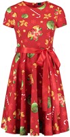 Kerst Jurkje Christmas Bells Rood (jurk)
