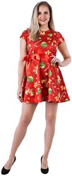Kerst Jurkje Christmas Bells Rood