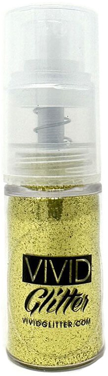 Vivid Glitter Spray Yellow Gold (Metallic) - 14ml
